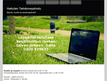 Tablet Screenshot of hattulantietokone.com